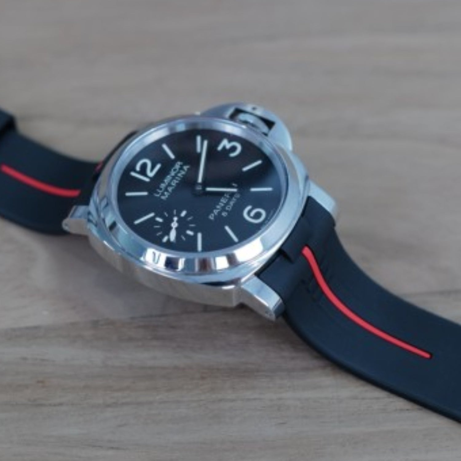 panerai rubber straps