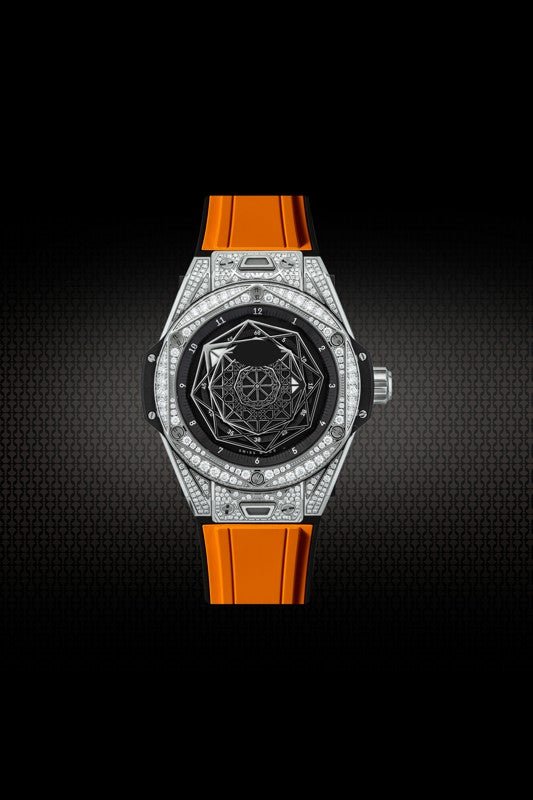 Rubber Strap for Hublot BigBang SANG BLEU I 45MM - My Store