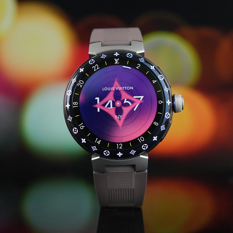 Rubber Strap for Louis Vuitton Tambour Horizon Light Up Connected Watch - My Store